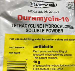 Duramycin-10, 10gm (VFD Prescription Required)