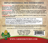 Carmie’s Spinach Parmesan Dip & Cheeseball Mix