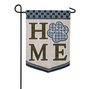 Garden Flag Appliqué Pet Home