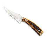 Bear & Son Stag Delrin Upswept Skinner, 7 1/8 inch