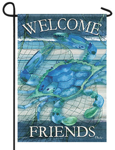 Garden Flag Blue Crab