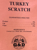 G&D Turkey Scratch, 50lb