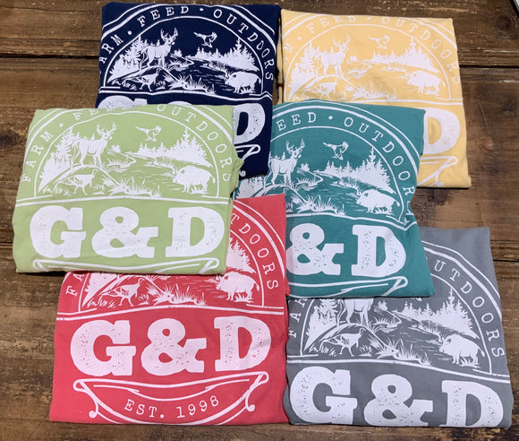 G&D T-Shirts, Adult Comfort Colors
