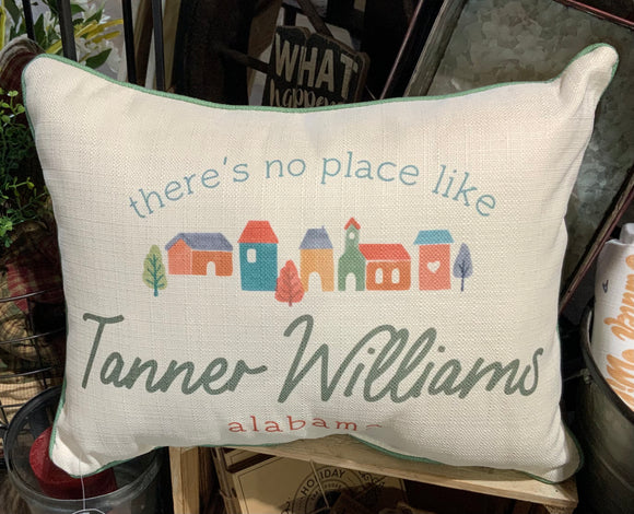 Pillow, Hometown, There’s No Place Like Tanner Williams Alabama