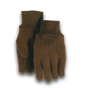 Glove, Brown Jersey, Large