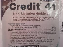 Credit 41% Glyphosate, 2.5 GL