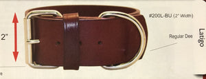 Collar, Leather, 2”,  Heavy 1-Ply