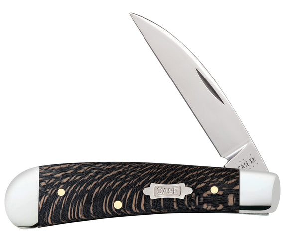 Case Black Sycamore Wood Smooth, SS Blade
