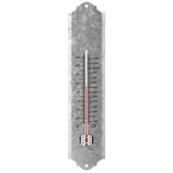 Old Zinc Thermometer
