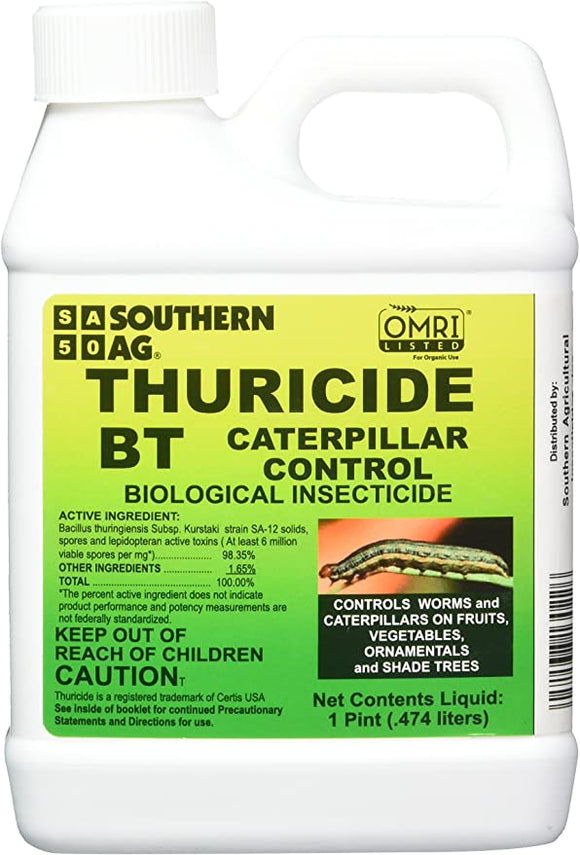 Thuricide BT Caterpillar Control Biological Insecticide, 16oz