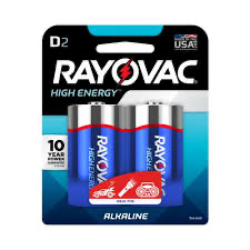 D Batteries, 2pk