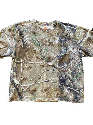 GAME Camouflage T-Shirt - Woodland Camo Print, Size Small, 65% Polyester 35% Cotton