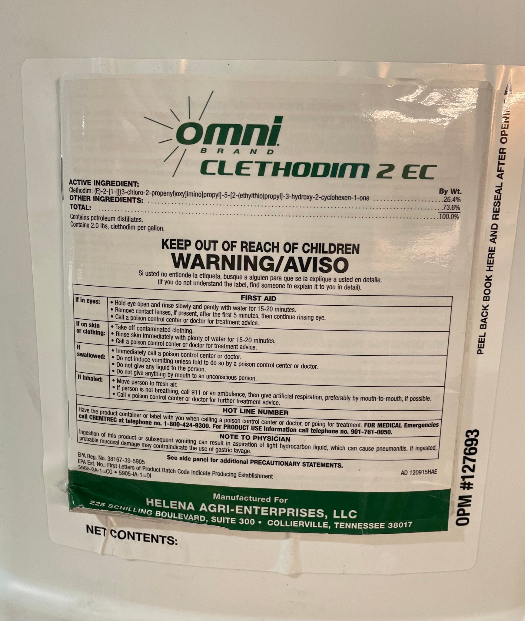 e-2 herbicide Clethodim 2EC Herbicide – G&DFarms