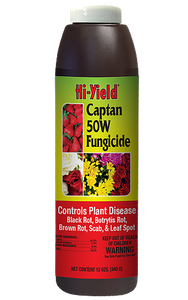 Hi-Yield Captan 50W Fungicide, 12oz