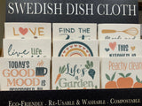 Swedish Dish Cloth, Peachy Cream Assortment