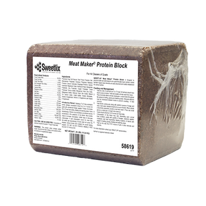 Sweetlix Meat Maker 20% Pressed Goat Supplement, 33lb