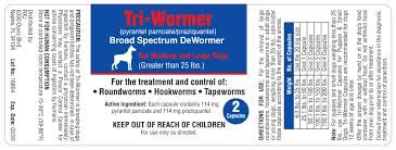 Tri Wormer for Puppies and Dogs