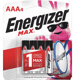 Energizer AAA Battery, 4pk