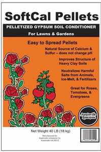 SoftCal Pellets Gypsum Soil Conditioner, 40lb