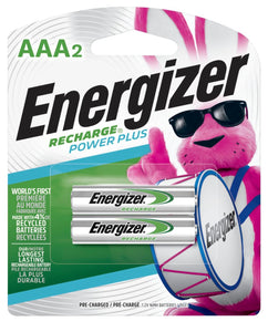 Energizer Rechargeable Batteries AAA, 2pk