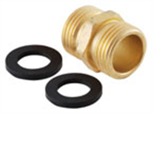 Hose Connector, Brass, 3/4” X 3/4”