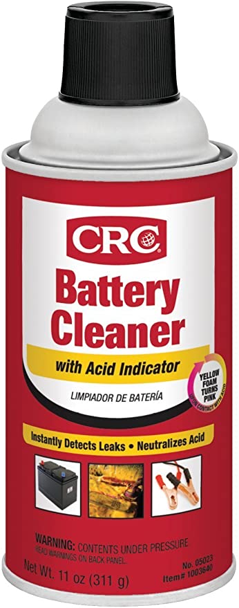 Battery Cleaner with Acid Indicator, 11oz