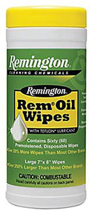 Rem Oil Wipes, 60ct