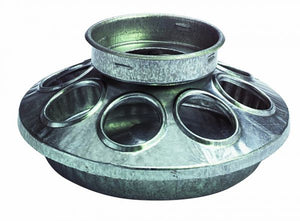 Galvanized Poultry Feeder Base for Chicks