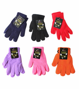 Stretch Gloves, Assorted Colors
