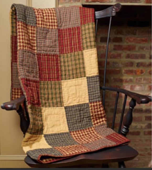 Quilted Throw, Rebecca’s Patchwork