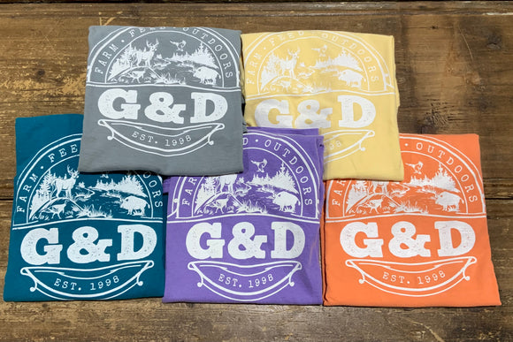 G&D T-Shirts, Youth Comfort Colors