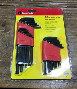 Hex Key Set, 20pc