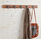 Wall Rack with Iron Hooks