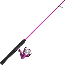 Zebco 33 Micro Lady Spinning Combo, 5’