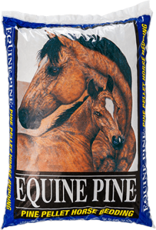 Equine Pine Pellet Horse Bedding, 40lb