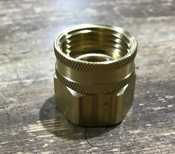 Brass Hose Connector 3/4”