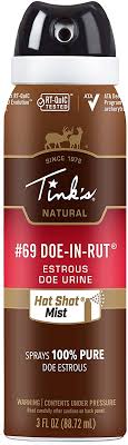 Tink’s Hot Shot Mist #69 Doe-In-Rut, 3oz
