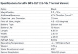 ATN OTS-XLT 160 Thermal Monocular 2.5-10x