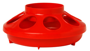Plastic Poultry Feeder Base Screw On Qt