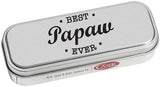 Case Best Papaw Ever Natural Bone Trapper in Gift Tin