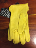 Work Glove, Ladies Grain Buckskin Branded Leather