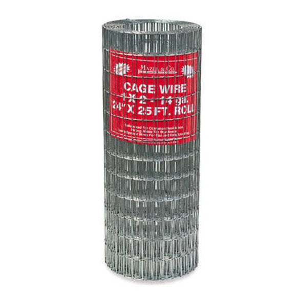 Welded Cage Wire, Assorted Roll Sizes 25’