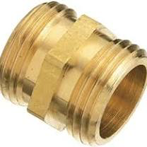 Brass Hose Connector, 3/4”