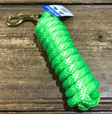 Lead Rope with Brass Bolt Snap, 10'