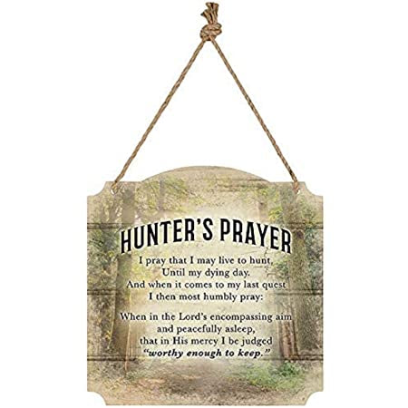 Hunter’s Prayer Metal Wall Sign