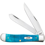 Case Caribbean Blue Bone Sawcut, SS Blade