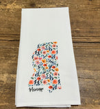 Kitchen Towel, Mimie Floral Filled State