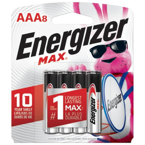 Energizer Battery, AAA, 8pk