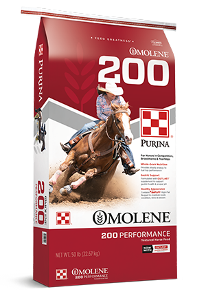 Purina Omolene #200 Performance Horse Feed, 50lb