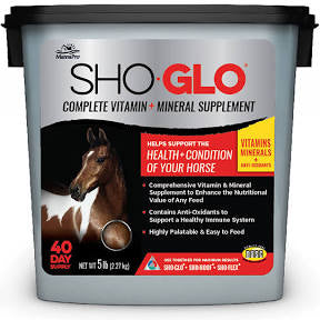 SHO-GLO Complete Vitamin & Mineral Supplement for Horses, 5lb